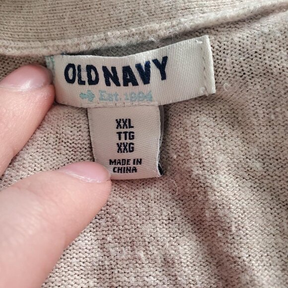 Vintage Old Navy Women's Grey Button Up Cardigan Preppy Twee Hipster Indie - Picture 5 of 7